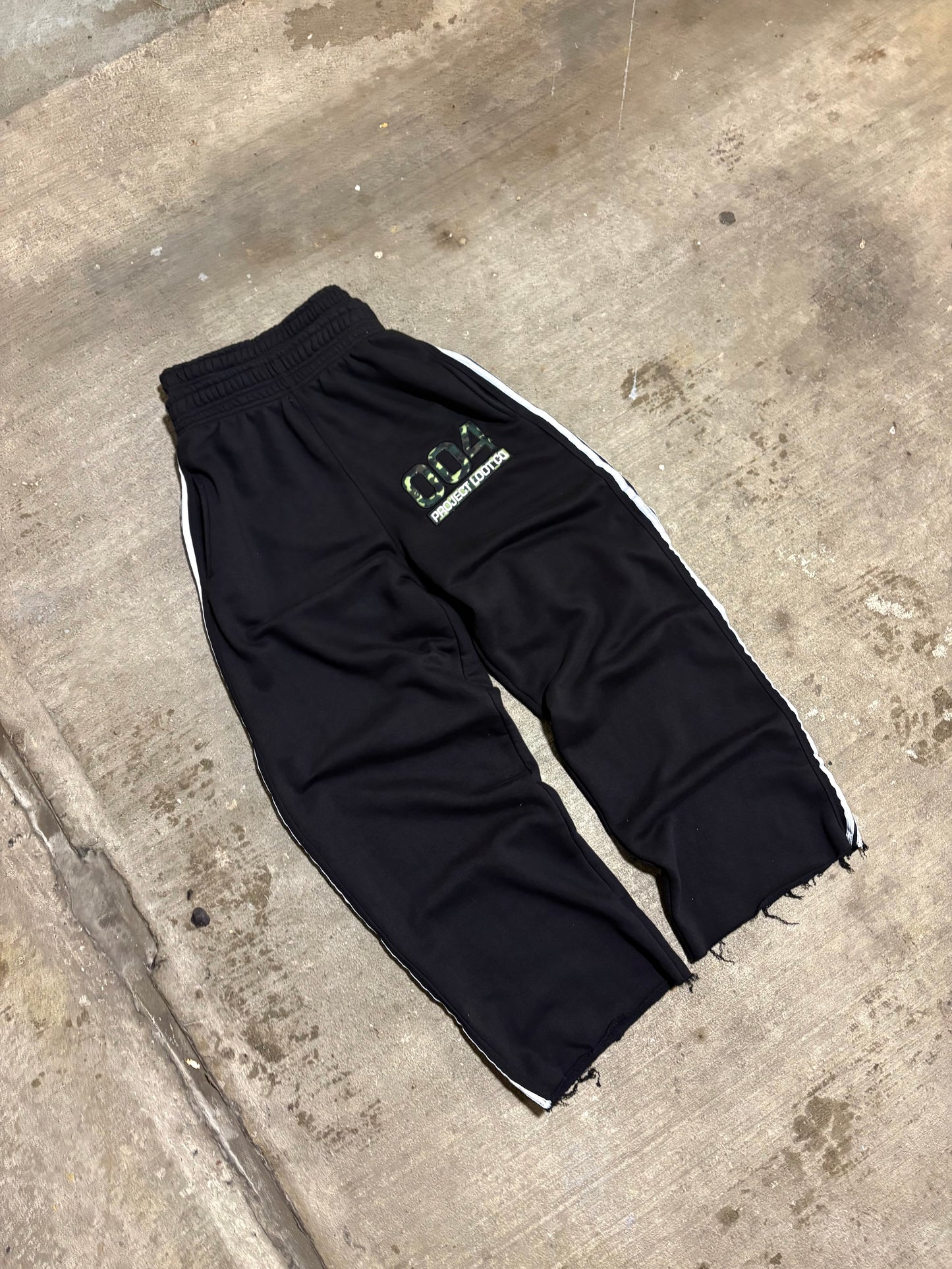 “004” Double Waisted Sweatpants